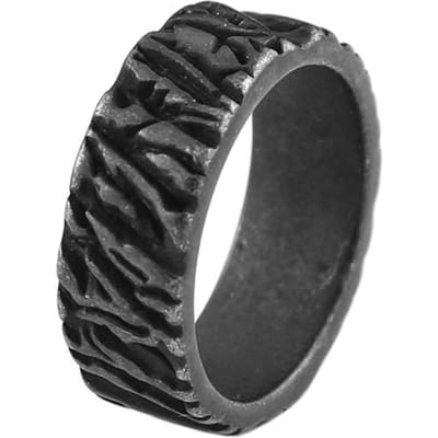 Vintage Zwarte Kleur Viking Driehoek Ring Voor Mannen Vrouwen Scandinavisch Roestvrij Staal Odin Valknut Ringen Amulet Sieraden Cadeau 7 black
