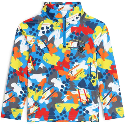Kinderski jas 1/2 ritssluiting Spyder Glacial