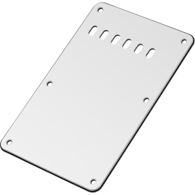 6 Gaten 3-laags Gitaar Backplate Tremolo Back Cover Vervanging voor ST Elektrische Gitaar wit