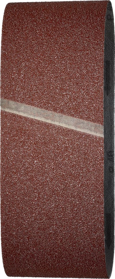 wolfcraft - Schuurbanden voor Bandschuurmachine - Korrel 40 - 6 stuks - 76 x 457 mm - Schuurpapier Rollen - Schuurrollen - Schuurband - 3111000