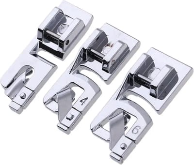 Hiden - Universele Metalen Naaivoetjes Set - Naaimachine voetjes - Naaivoetjes universeel - Naaimachines - Set van 3 stuks