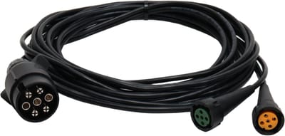 Aspöck hoofdkabel - 4 meter - 7 polig - 2x 5-polige connector