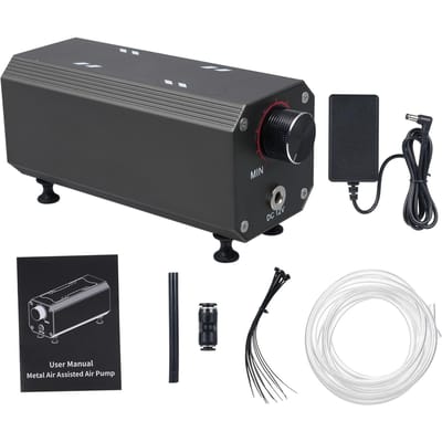 Laser Air Assist Pomp AC 110V220V Air Assist Compressor voor Laser Cutter en Graveur Verstelbaar EU Plug
