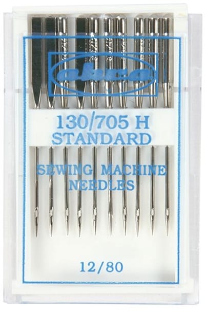Aiguilles pour machine à coudre - Taille 80 - 10 pcs