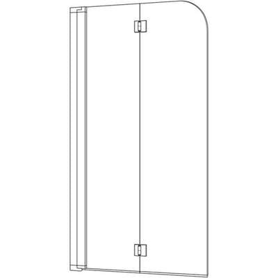 Koralle MyDay folding shower door type BF2A L 132,left opening