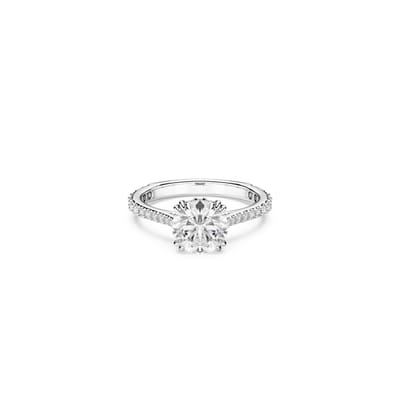 Swarovski Stilla Ring 5717932 | zilverkleurige rhodiumvergulde Swarovski sieraden, cocktailring, dames sieraden, sprankelende stijl