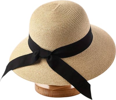Livano Zonnehoed - Reishoed - UV Beschermende Hoed - Bucket Hat - Festival - Pet - Hoedje Voor Dames - Hoofdbescherming - Gemengd Beige - Maat M/L