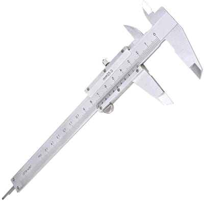 Muffler en Caliper met 0.02 mm Nauwkeurigheid voor Huishoudelijke en Industriële Metingen, 150 mm Lengte, Precisie Gereedschap met Vergrendelingsschroef