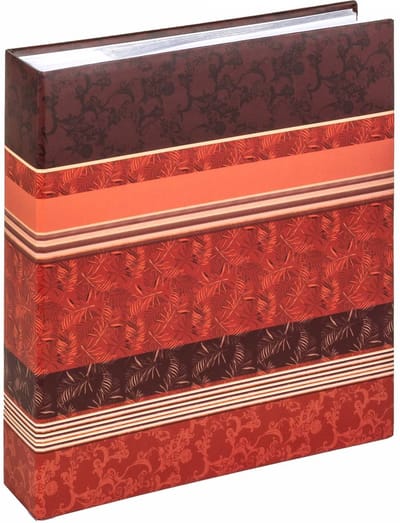 Walther ME-359-R Pheline - Memo insteekalbum - Formaat 28 x 25 cm - Witte pagina's - 200 foto's 13x18 cm - Rood