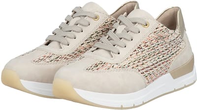 Nabukino lage sneakers met veters