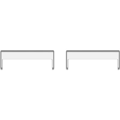 Verbindingsadapter Horlogeaccessoires Vervangende 20mm-18mm Horlogeband white