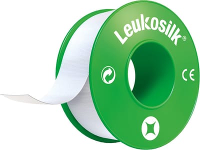 Leukosilk Gevoelige huid - 5 m x 2.5 cm  - Pleisters