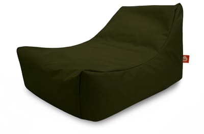 Whoober loungestoel zitzak Bali outdoor leger groen - Wasbaar - Voor binnen en buiten