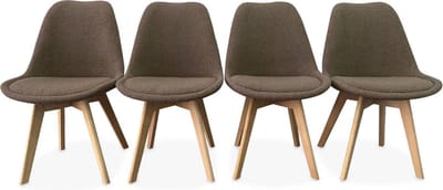 sweeek - Boucléstoelen, nils, set van 4