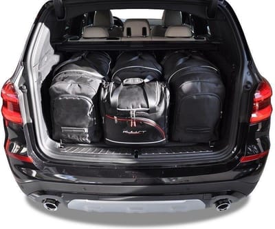 BMW X3 2017+ incl Hybride 4-delig Reistassen Op Maat Auto Interieur Kofferbak Organizer Accessoires