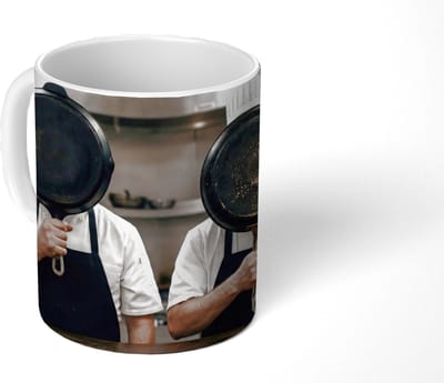 Mok - Koffiemok - Koks - Koekenpannen - Keuken - Mokken - 350 ML - Beker - Koffiemokken - Theemok