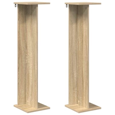 vidaXL - Plantenstand - 2 - st - Sonoma - Eiken - 25 - x - 25,5 - x - 100,5 - cm