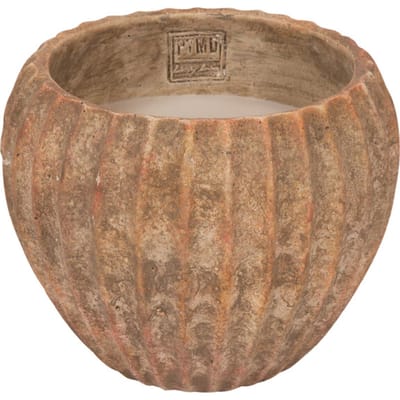PTMD - Kaars Yasmeene - Bruin - 20x20x16cm