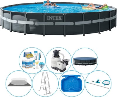 Ultra XTR Frame Rond 732x132 cm - Zwembad Super Set