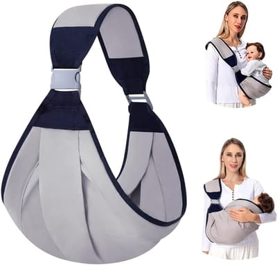 Verstelbare Babydraagdoek - Ademend - Geschikt voor Peuters tot 20 kg - Grijs