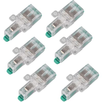 20 stuks Draadklemconnector 1 In 2 Uit Hendel Draadconnector 41A 450V voor 0,5?6mm2 10?20AWG