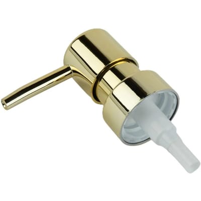 Tête de pompe à savon et liquide, 1 pièce, tête de distributeur de Lotion, tête ronde, bouteille de bain, buse de presse, tête de pompe à Lotion ABS or