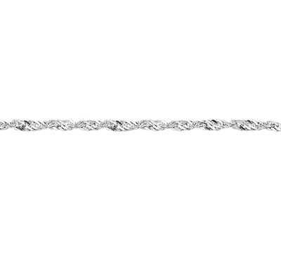 Zilveren Collier singapore 2 1002236 50 cm