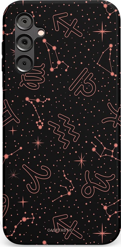 Casetastic Hoesje Geschikt voor Samsung A14 (5G/4G) - Stijlvolle Beschermende Duo-layer Case - Astropuls