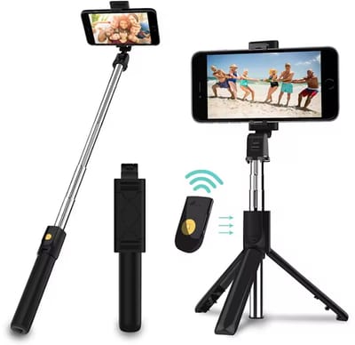 New Age Devi -Tripod - Compact Statief voor Smartphones Cameras - Ideaal voor Vloggen
