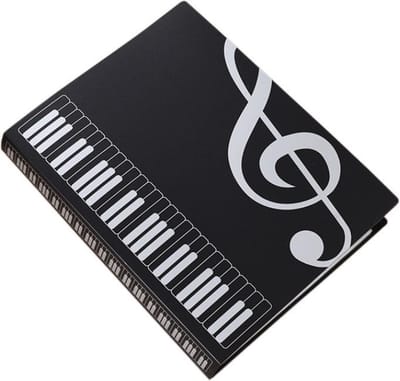 Showalbum-Bladmuziek Map-A4-80 pagina's-Zwart