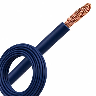 Montagedraad VDS 2.5mm² (H07Z-K) 90°C donkerblauw - per rol 100 meter (52953)