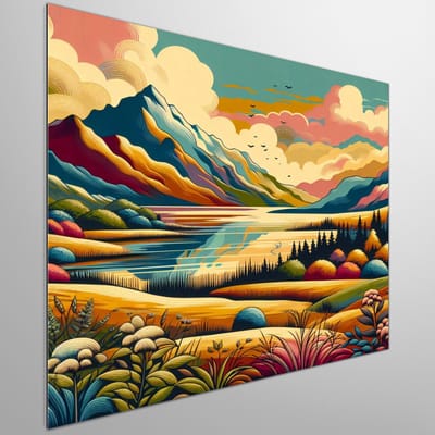 Kunstprint | Wanddecoratie | Dibond | 50 × 50 cm