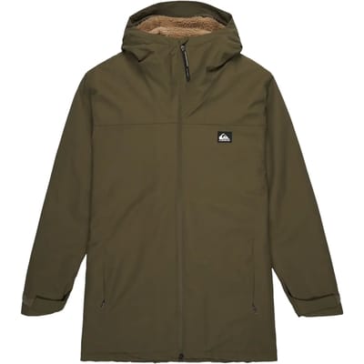 Quiksilver Overcast 3k Parka Groen M Man