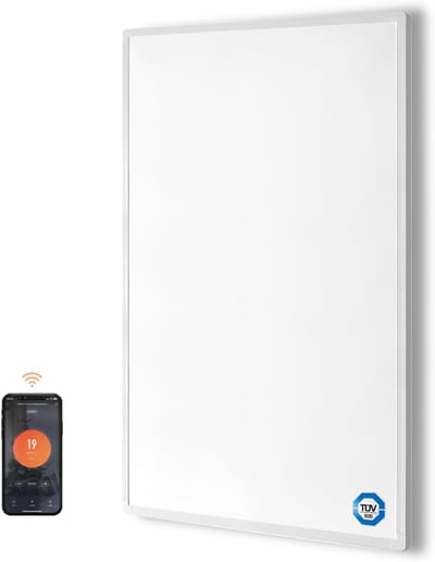 Infrarood Verwarmingspaneel 1000W met Wifi Besturing - Snel Verwarmen tot 120°C