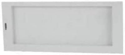 Knipperplaat - Blindplaat paneel - Installatie afwerking - Standaard afmetingen - 355 x 16 cm - Grijs