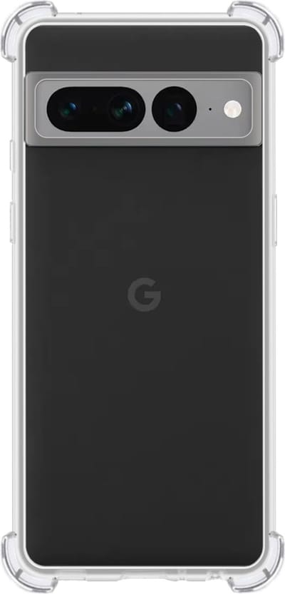 Hoes - Geschikt voor Google Pixel 7 Pro - Sterk & Shockproof - Siliconen Case - Back Cover - Telefoon Hoesje Shock Proof - Transparant