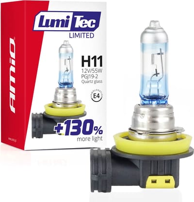 AMiO LumiTec Silver Halogeen Dimlicht +130% H11 12V 55W (1 stuk)