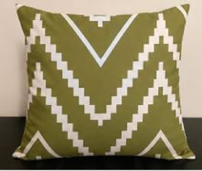 Nordic Geometry Collection Kussenhoes – Olive Green Edition - 45x45 cm