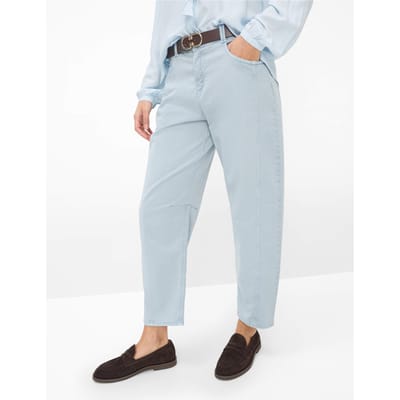 Brax Dames Broek  Style MEGAN S VINTAGE BLUE, lichtblauw, maat 36