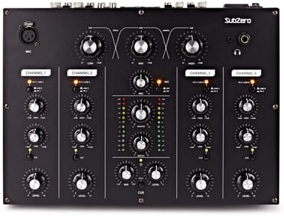 SubZero 4-kanalen draaibare DJ-mixer
