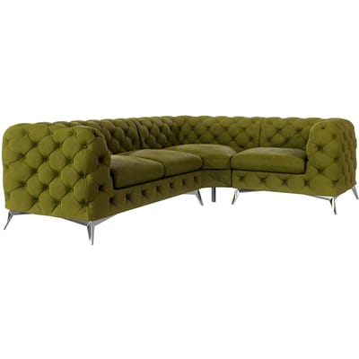 Hoekbank Nora rechts velvet | Ropez