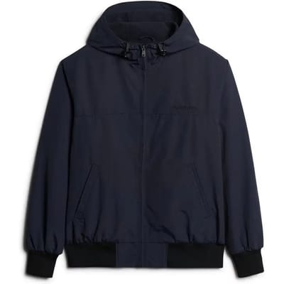 Superdry - Surplus Nylon bomberjack met capuchon - Heren - Buitenjassen