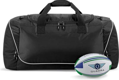 Quadra Jumbo Sporttas-Reistas Black/Light Grey
