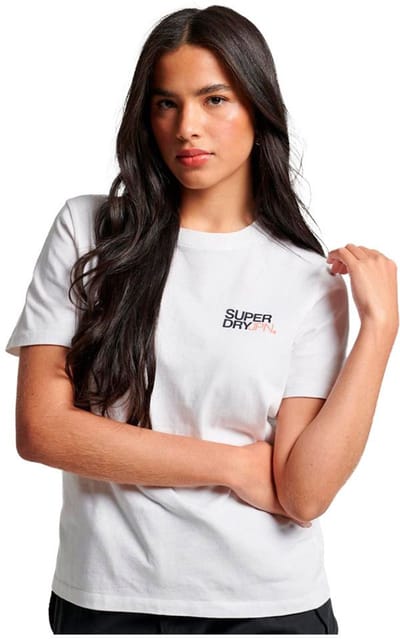 Superdry - Sportwear Logo T-shirt met losse pasvorm - Dames - T-shirts