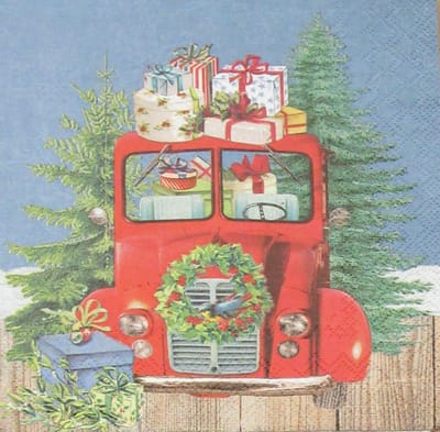 Servetten On The Road 33 x 33 cm