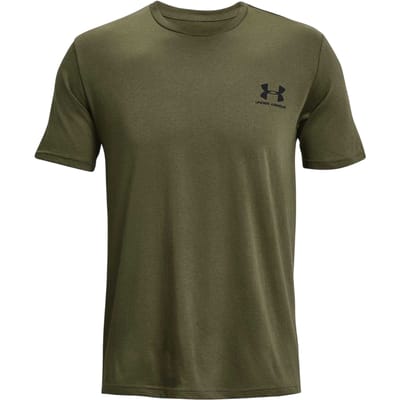 Under Armour Heren Sportstyle Borstlogo T-Shirt (Marine OD Groen)