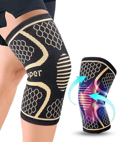 KANGKA Kniebrace Maat L – Patellabrace – Knieband – Kniebandage – Kniebescherming – Knee Sleeves - Kniebraces Dames en Heren