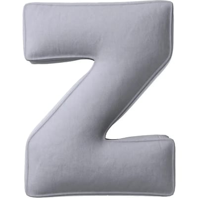 Kussen letter z Yellow Tipi Posh Velvet
