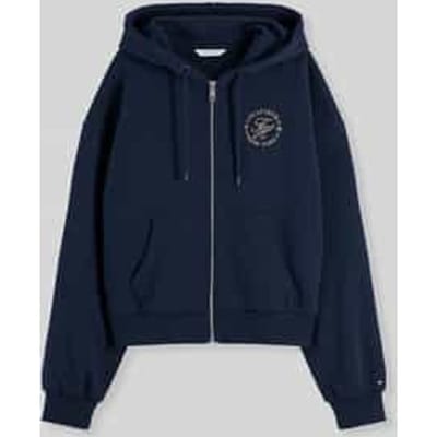 relaxed fit sweatjack van puur katoen