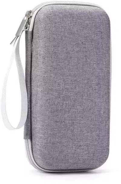 ETSELLS Insuline Koelcase GRIJS - Medicatie Koeltas - Inclusief 2 Ice Packs - Waterdicht & Schokbestendig - Diabetes Etui - Voor Reizen